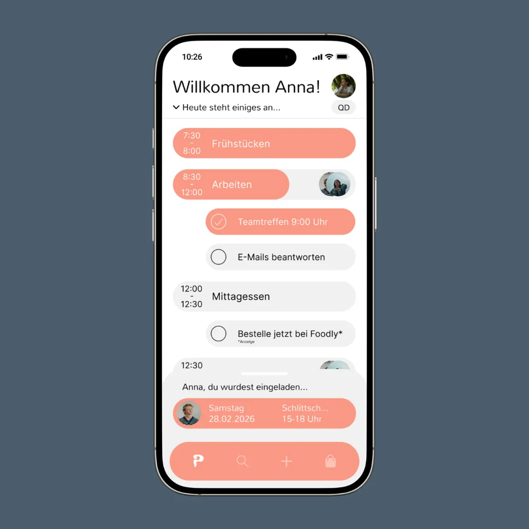 PlanNender App-Screenshot